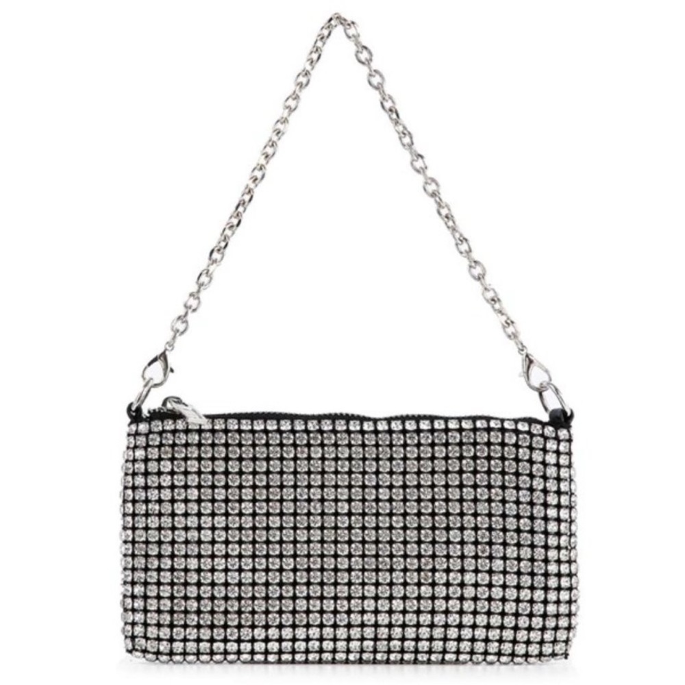 NWT bling rhinestone shoulder bag